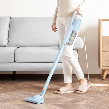 小熊bear吸尘器家用手持立式便携式除螨强大吸力无耗材地毯式吸尘机x