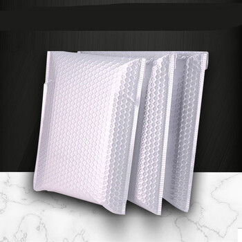 白色珠光膜气泡信封袋加厚震服装书本包装袋快递打包泡沫膜袋子 白色