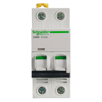 施耐德电气(schneider electric)空气开关 家用微型断路器 双进双出