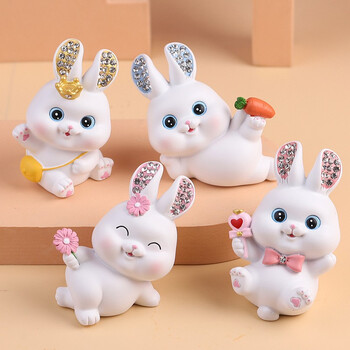 熙丞央卡通可爱小兔子盲盒玩具公仔男女孩儿童隐藏款摆件生日礼物钻石