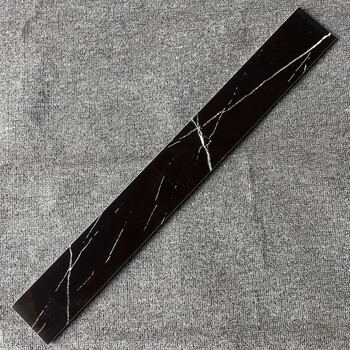 柯帝森(kedisen)全瓷踢脚线黑白灰色亮光10*80地脚线瓷砖波打线现代