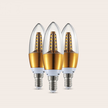 法粤fayue灯泡超亮e14灯头小螺口尖泡节能灯水晶吊灯光源e27大螺口拉