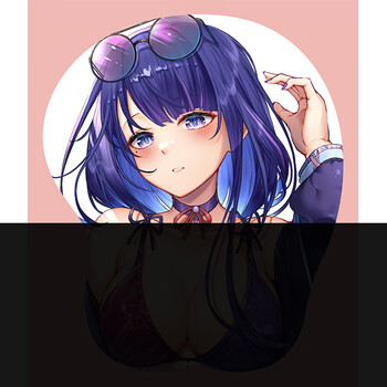 碧蓝航线鼠标垫定制3d胸鼠标垫游戏原神碧蓝航线diy二次 黑色_s-62