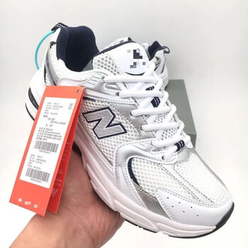 新百伦530老爹鞋女情侣款运动鞋男ins潮学生百搭跑 530系列白银 45