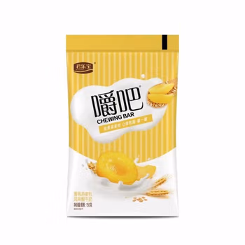 君乐宝嚼吧黄桃燕麦粒风味酸牛奶袋150g*12袋