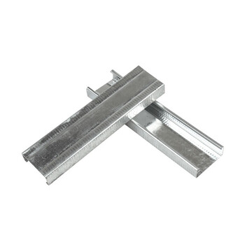 轻钢龙骨吊顶石膏板材料全套主龙骨镀锌钢中标龙骨 深灰色 75*35*0.