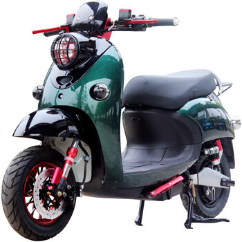 外卖电瓶车成人电动车72v60v电摩双人踏板长跑王 整车 60v22a黑金电池