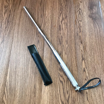 防身伸缩4节甩棍儿微型袖珍四节快拔四节棍便携式小型保安甩棍轻战术