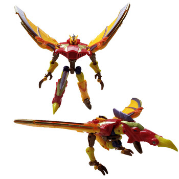 超能勇士bw犀牛黄蜂霸王龙黄豹白虎黑猩猩快刀 礼物 金属变体蛇鸟15cm