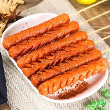 双润淀粉肠路边摊烤肠香煎烤火腿肠面肠烧烤食材油炸食材批发商用