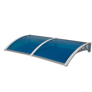 铝合金支架透明雨篷遮阳遮雨棚户外雨蓬耐力板pc板雨搭阳台窗户棚