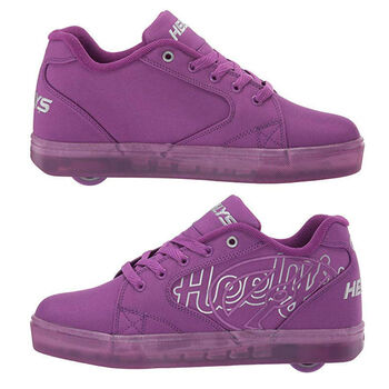 美国新款heelys超轻轮滑代步超轻学生女童独轮时尚四季暴走鞋紫色