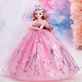 洋娃娃套装女孩玩具儿童丽萨艾莎爱莎公主单个大娃娃 【款】美琪公主