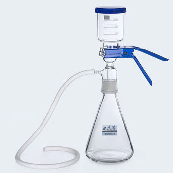 外球面轴承实验室立式座轴承实验室玻璃砂芯过滤装置抽滤瓶玻璃 抽滤