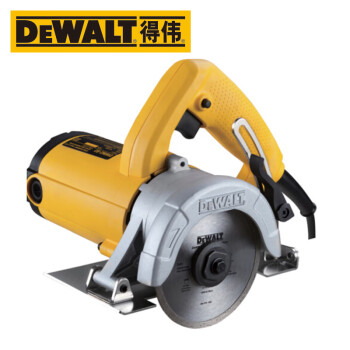 得伟（DEWALT）切割机水电云石机1270W瓷砖铝材大理石切割锯开槽机家用大功率110mm(1片锯片）DW862