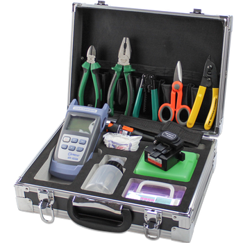 greatool工具包光纤冷接工具套装冷接头接线工具箱配光纤切割刀光功率