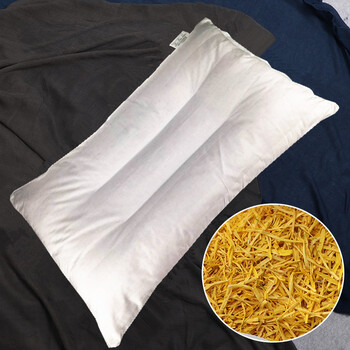 菊花枕头枕芯决明子荞麦枕头男女单人儿童安神助眠睡眠护颈枕 双层定