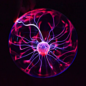 生日礼物离子球静电球辉光闪电球魔法球电光球触摸感应水晶球 经典