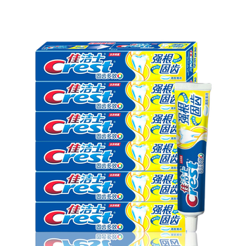 佳洁士crest强根固齿牙膏140g六只装新老包装随机发货