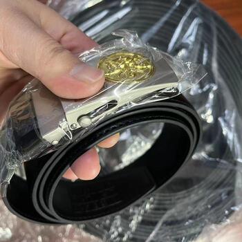 懒人腰带怀旧老式滚轴滚珠腰带劳保腰带合金平滑扣纪念皮带男 87滚轴