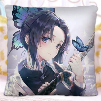 蝴蝶忍谷子周边虫柱抱枕鬼灭之刃动漫来图定制靠垫送女朋友蝴蝶忍06
