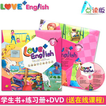 台湾原版幼儿英语love English 新版爱加美语点读版love 幼儿园英文零基础启蒙培训教材5级别 摘要书评试读 京东图书