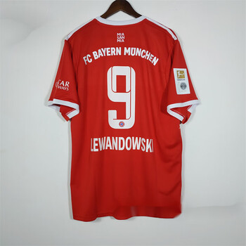 盾6号基米希穆勒罗本莱万球员版球衣 球员版 8号格雷茨卡 欧冠臂章 s