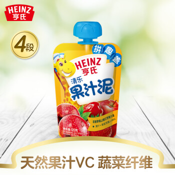  (Heinz) 4 Ӥ׶ʳ ʳ ƻݮɽ髺 άֹ֭120g (1-3)