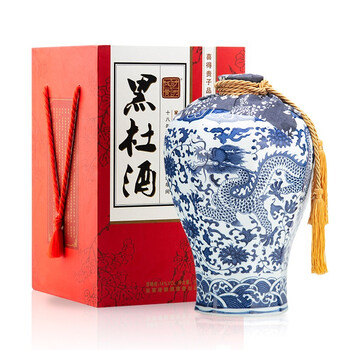 沙洲优黄黄酒黑杜酒十八年陈酿3l礼盒装苏州特产1