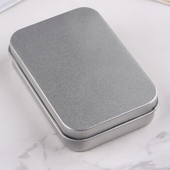 可狄长方形马口铁盒子收纳u盘徽章小精致随身带包装盒定制logo批发