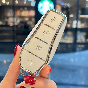 博紫适用于比亚迪汉车钥匙套女海豚秦宋plusdmi元pro唐dmi汉ev专钥匙b