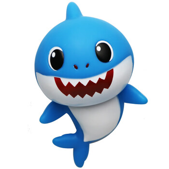 鲨鱼宝宝baby shark玩具碰碰狐鲨鱼 鲨鱼爸爸唱歌发光