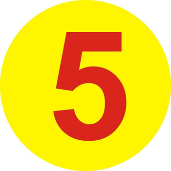 黄底红字 15厘米 1-6【图片 价格 品牌 报价】-京东