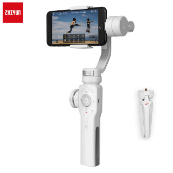 智云（zhi yun）Smooth 4白色手持云台稳定器三轴云台户外直播运动手机相机