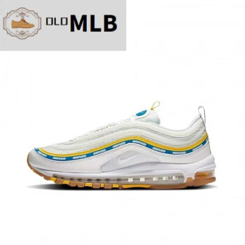 olomlbmax97气垫跑步鞋银笑脸软木塞灯芯绒黄虫3m反光男女运动官方