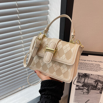 酷奇袋鼠今年流行夏季手提斜挎包包女士2023新款法式小众轻奢高级感单