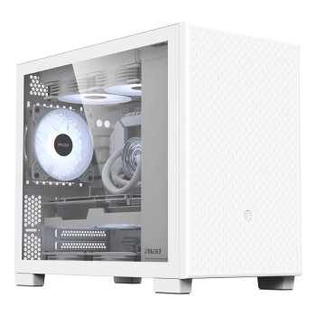 半岛铁盒（PADO）N3白色 桌面电脑机箱（支持M-ATX主板/240水冷/简易理线）