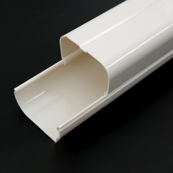 75*65挂机pvc白色空调保护套管空调装饰管管槽遮挡空调套加厚型含螺丝