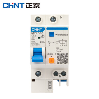 查询正泰CHNTNXBLE-32-1PN小型漏电保护断路器漏保空气开关1PNC3230mA6kA历史价格