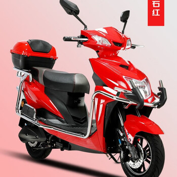 2022新款电动车家用电摩72v外卖长跑王高速电动摩托车铃木红72v20ah
