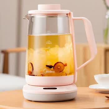 美的midea养生壶煮茶壶办公室大容量美的wge1703b电水壶烧水壶花茶壶