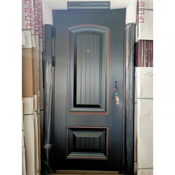 轻奢防盗门户外门防铜门防晒防雨淋真铜漆进户门 1970*860外包外左