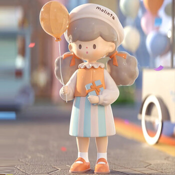 众舰行新款molinta爆米花妹妹春日计划四代潮玩盲盒女孩礼物 乐园赴约