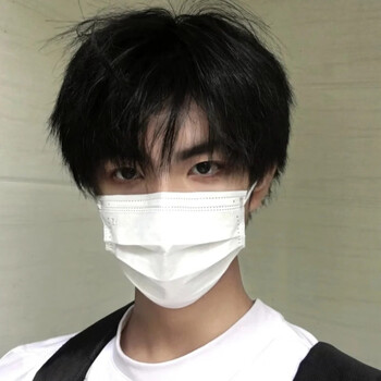 绿野客假发男士假发碎盖 假发男短发自然微分碎盖齐刘海短直发韩 奶奶