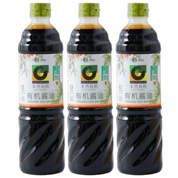 欣和禾然有机酱油900ml瓶酿造酱油有机酱油900ml3