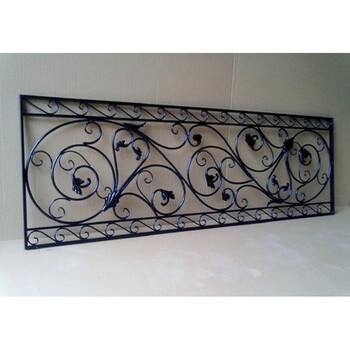 欧式铁艺护栏飘窗护栏阳台围栏阁楼别墅护栏隔断走廊栏杆楼梯扶手 100