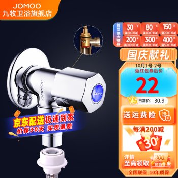 九牧(JOMOO)水龙头铜价格历史走势、品牌推荐与实用评测