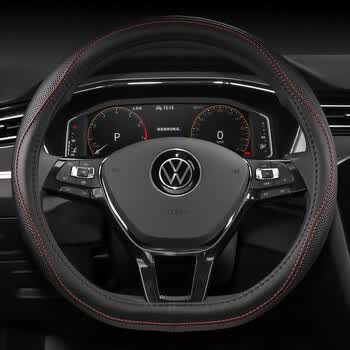 缘欢行为君1314151617年款大众朗逸迈腾速腾途观汽车方向盘套真皮把头