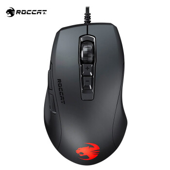 德国冰豹(ROCCAT)魔幻豹Kone Pure Ultra 夜枭轻量版 电竞游戏鼠标 有线鼠标 小手神器第二代 黑色 66豹