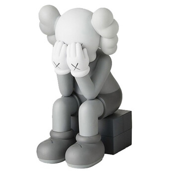 生日礼物家居摆件mandkaws公仔aj周边礼物mand手办联名公仔灰色中通